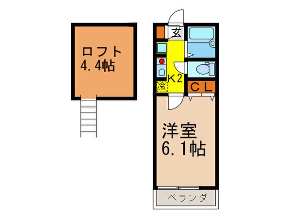 ブル－ベル上井草の物件間取画像